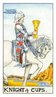 聖杯騎士 Knight of Cups 塔羅牌