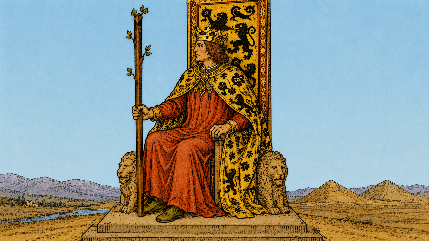 權杖國王 King of Wands