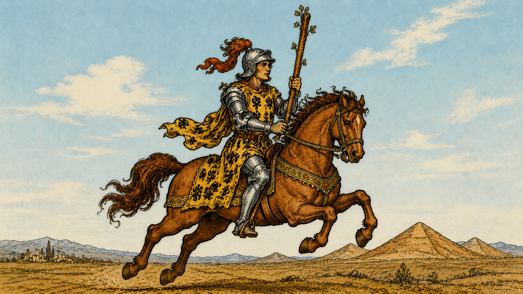 權杖騎士 Knight of Wands