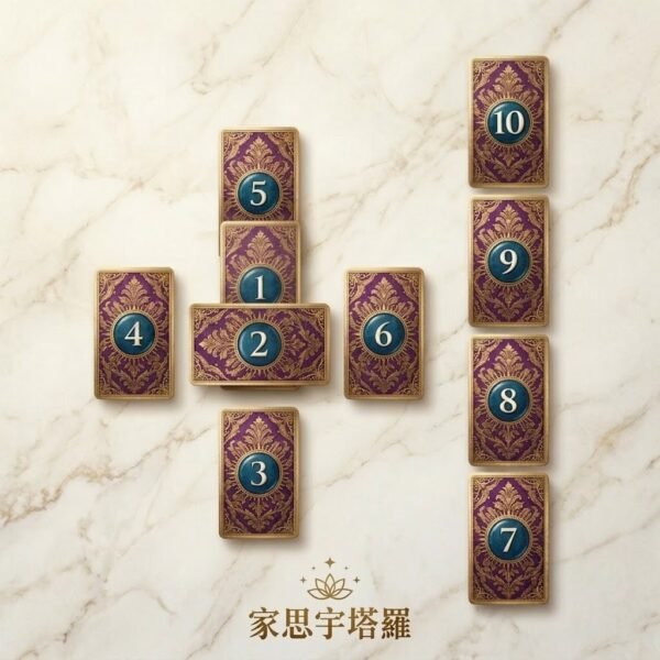 凱爾特十字牌陣位置圖