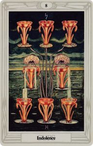 8 of Cups-Indolence-托特塔羅牌