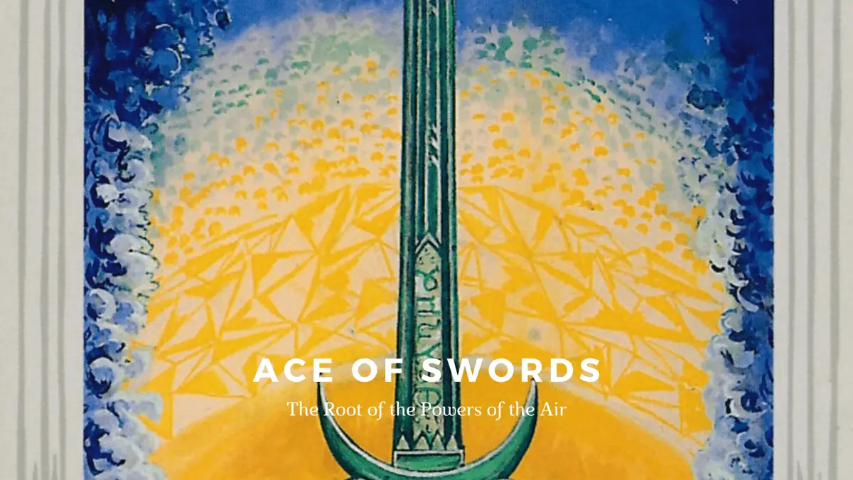 Ace of Swords-托特塔羅牌