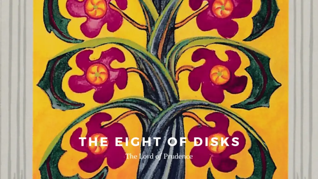 The Eight of Disks