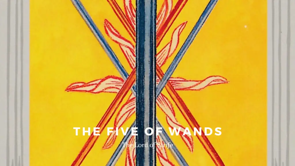 The Five of Wands