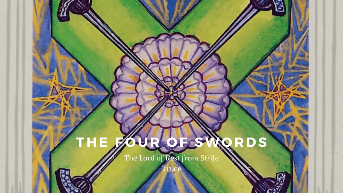 4 of Swords-Truce-托特塔羅牌