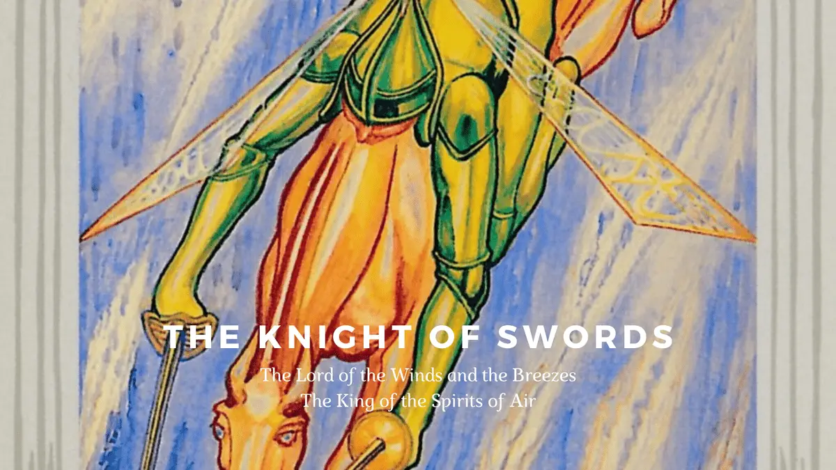The Knight of Swords-托特塔羅牌