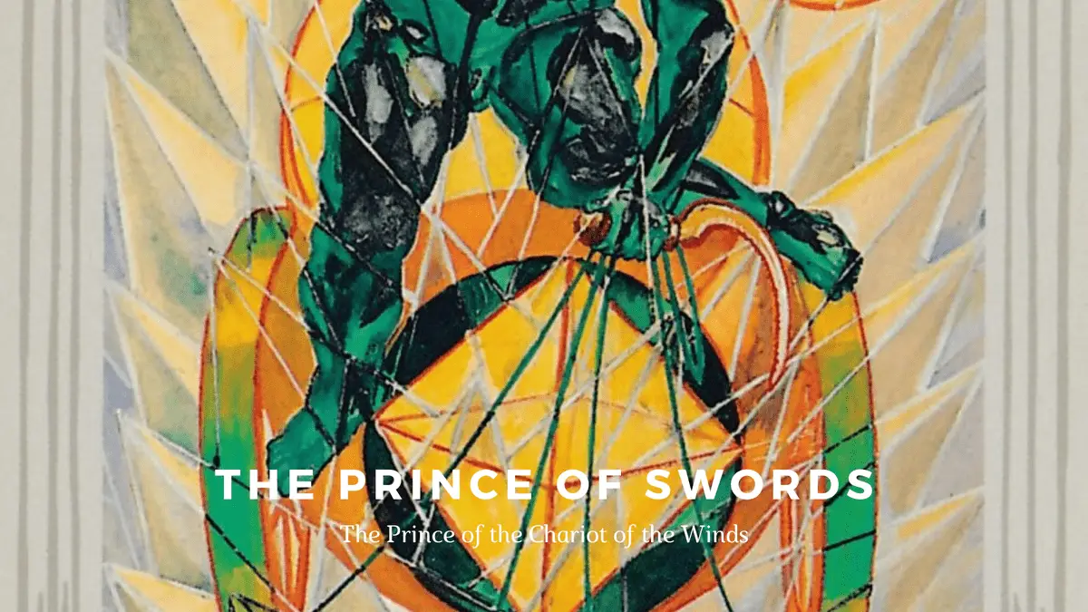 The Prince of Swords-托特塔羅牌