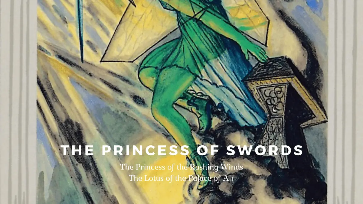 The Princess of Swords-托特塔羅牌