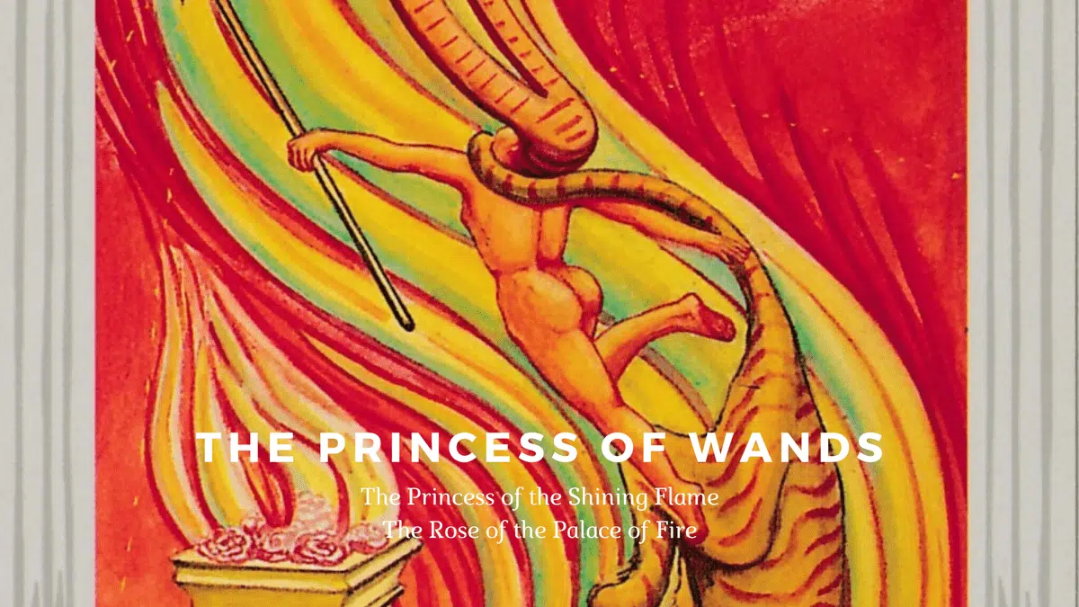 The Princess of Wands - 托特塔羅牌