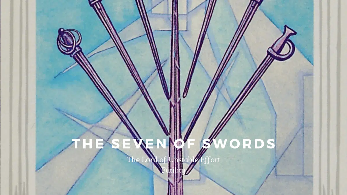7 of Swords-Futility-托特塔羅牌