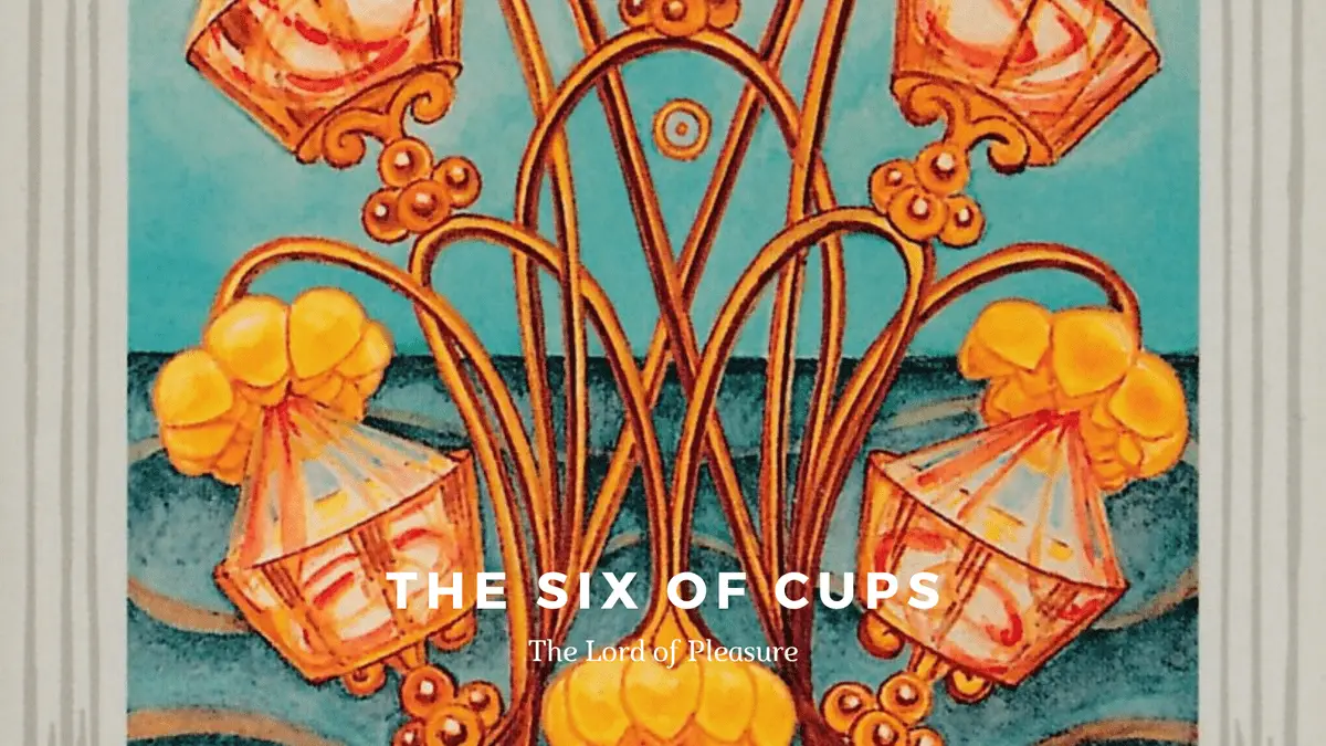 6 of Cups-Pleasure-托特塔羅牌