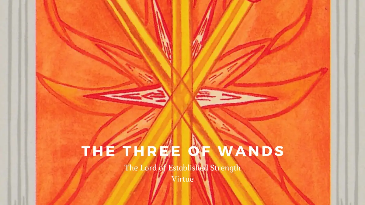 3 of Wands - Virtue-托特塔羅牌