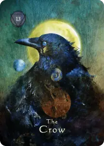 13 烏鴉 The Crow - 薩滿奧秘神諭卡