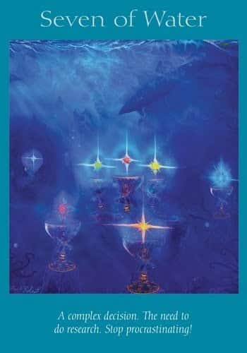 Seven of Water-Angel Tarot