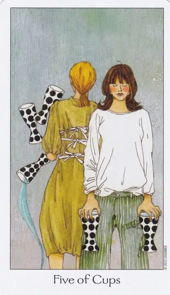 Five of Cups-夢想之路塔羅