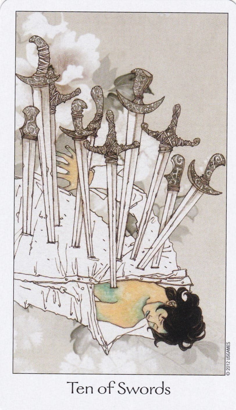 Ten of Swords 夢想之路塔羅