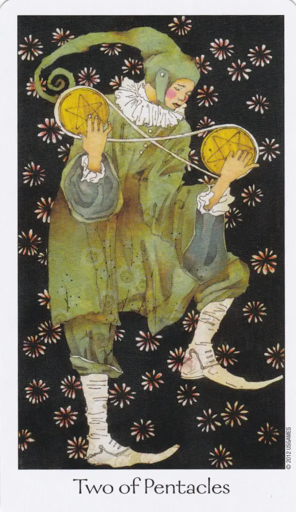 Two of Pentacles 夢想之路塔羅