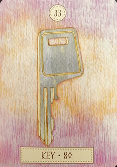 33.鑰匙 Key-夢想之路雷諾曼卡