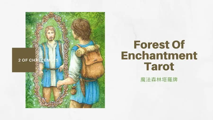 挑戰二 2 Of Challenges-魔法森林塔羅牌Forest of Enchantment Tarot