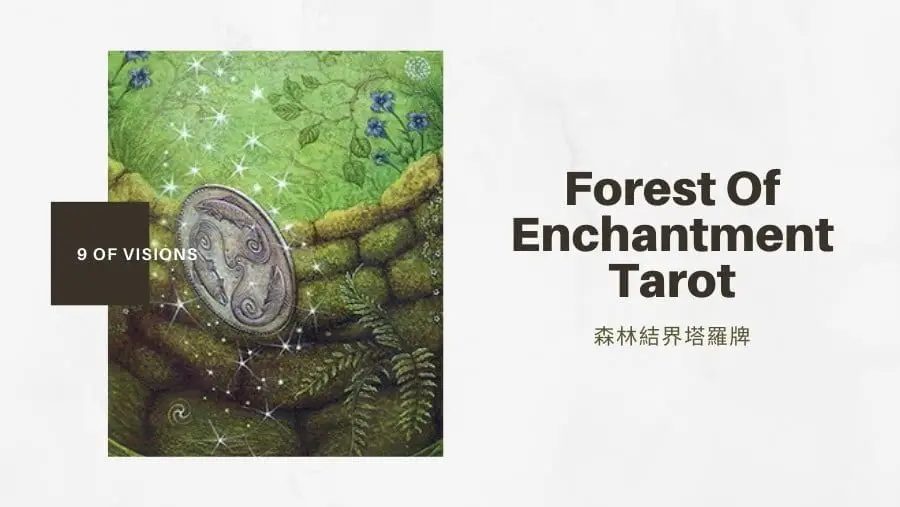 幻象九 9 Of Visions-魔法森林塔羅牌Forest of Enchantment Tarot