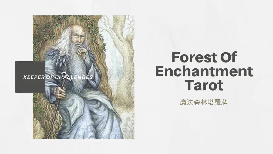 挑戰之守護者 Keeper Of Challenges-魔法森林塔羅牌Forest of Enchantment Tarot