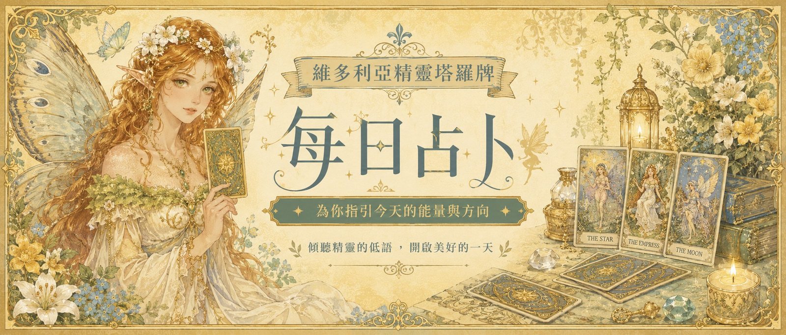 維多利亞精靈塔羅牌每日占卜