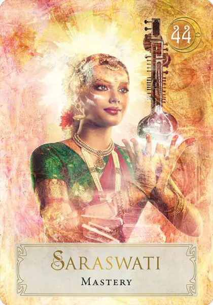 44-Saraswati-女神力量神諭卡