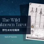 Four of Swords-荒野未知塔羅牌牌義