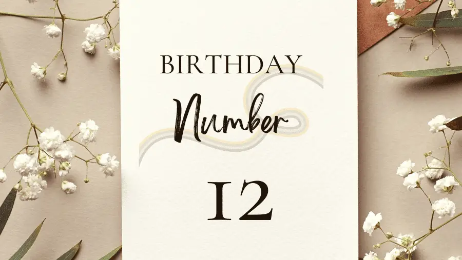 生日數字12