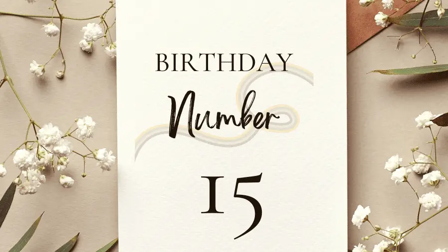 生日數字15