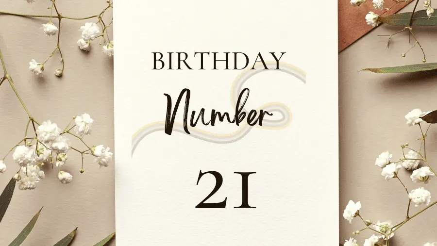 生日數字21