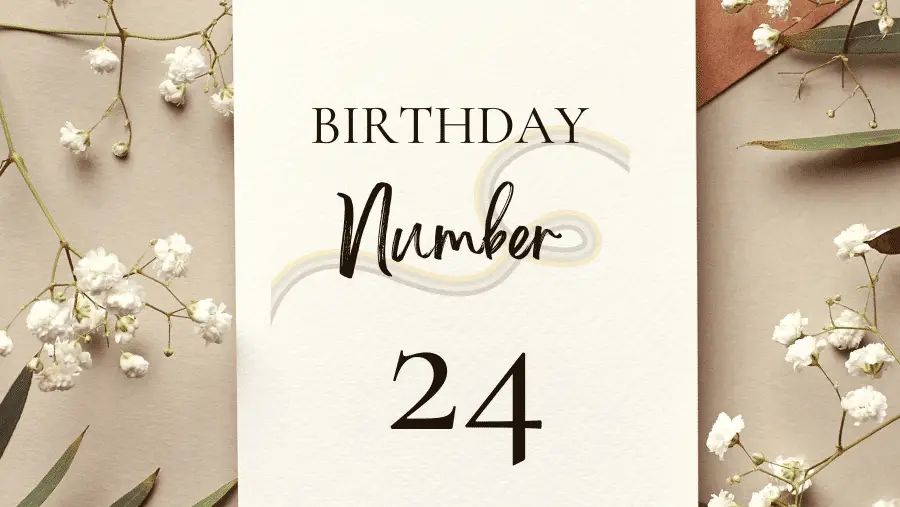 生日數字24