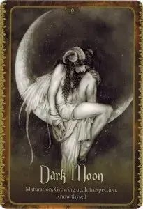 Dark Moon-野生精靈智慧神諭卡