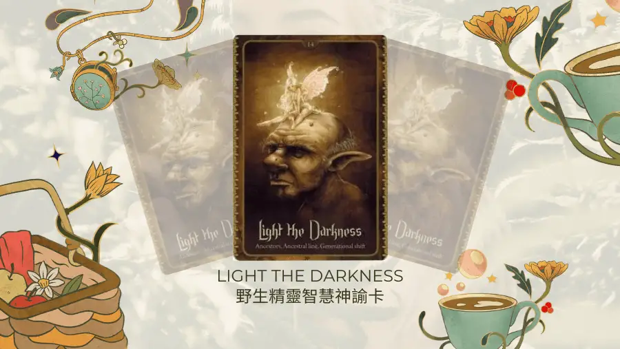 Light The Darkness-野生精靈智慧神諭卡