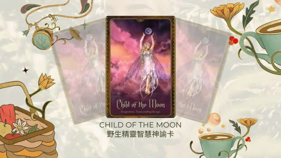 Child Of The Moon-野生精靈智慧神諭卡