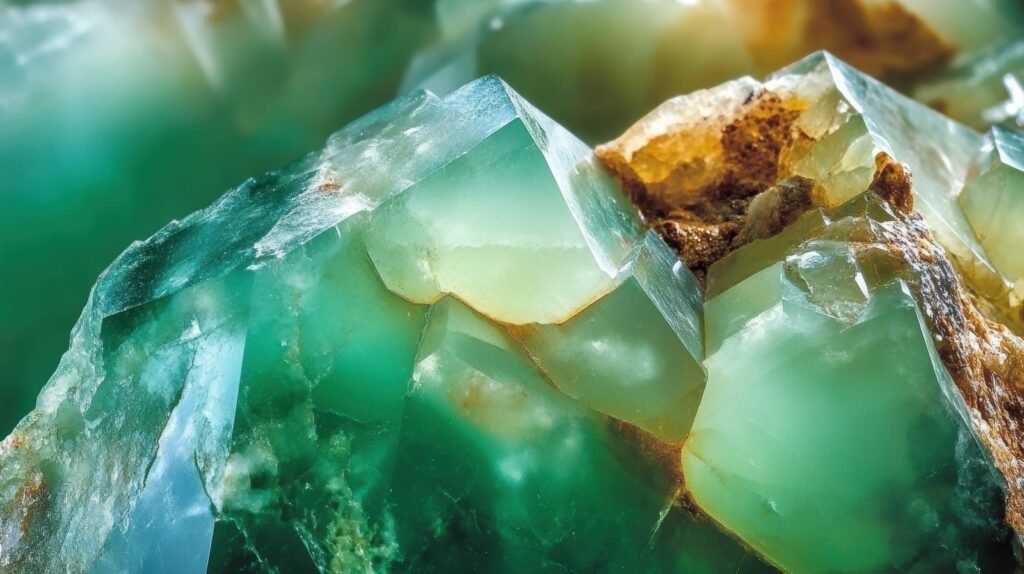 Chrysoprase 綠玉髓原石 - 心輪心靈淨化水晶