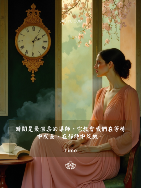 時間的河流會帶你走向屬於你的完美時刻