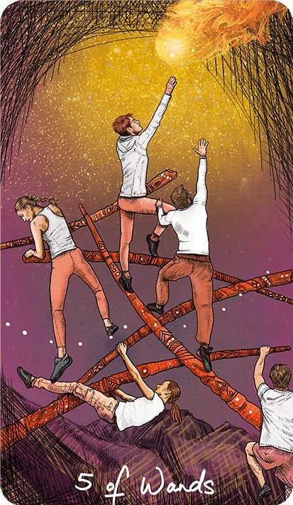 Five of Wands