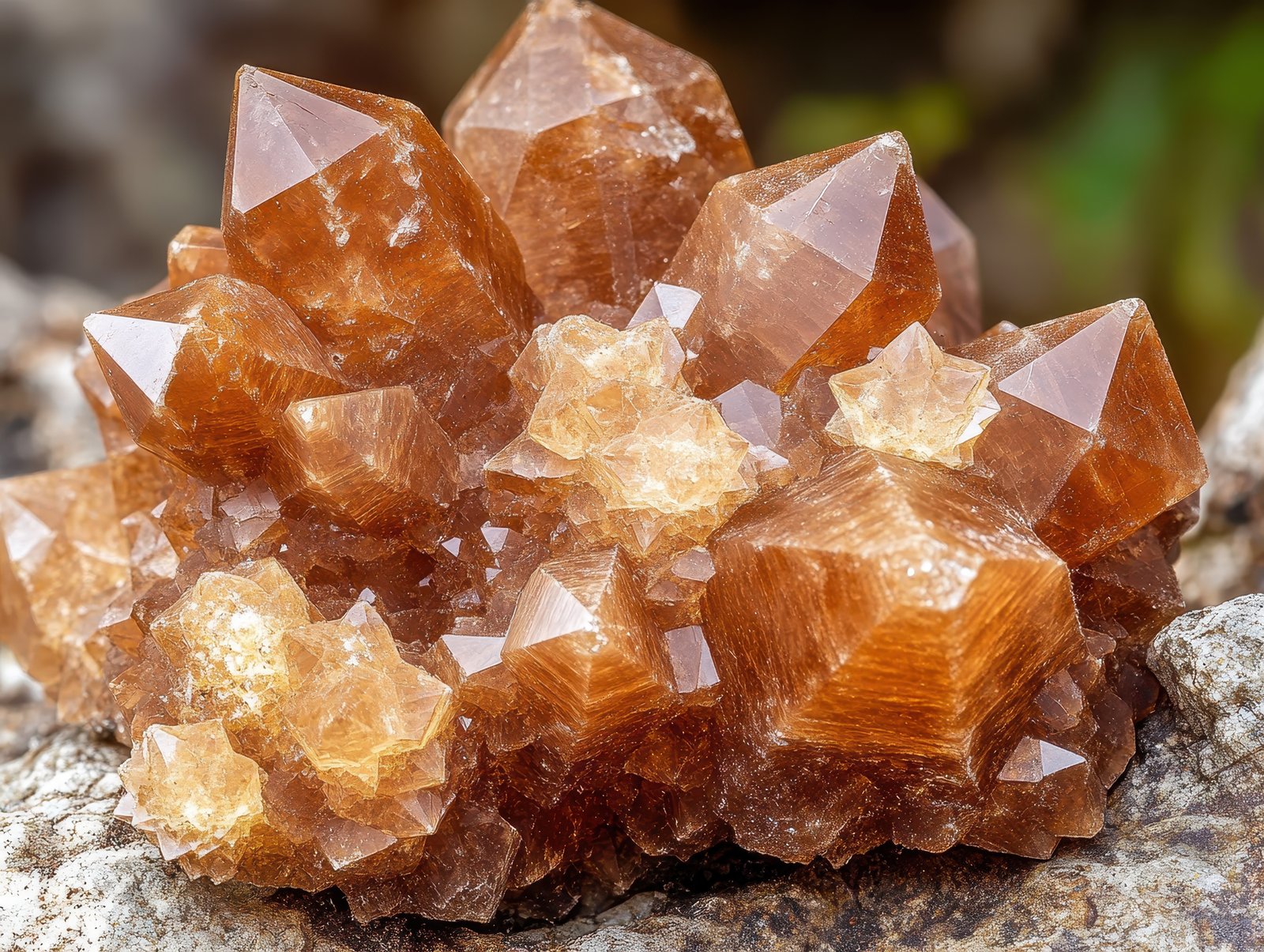 Aragonite 霰石原石 - 根輪接地平衡水晶