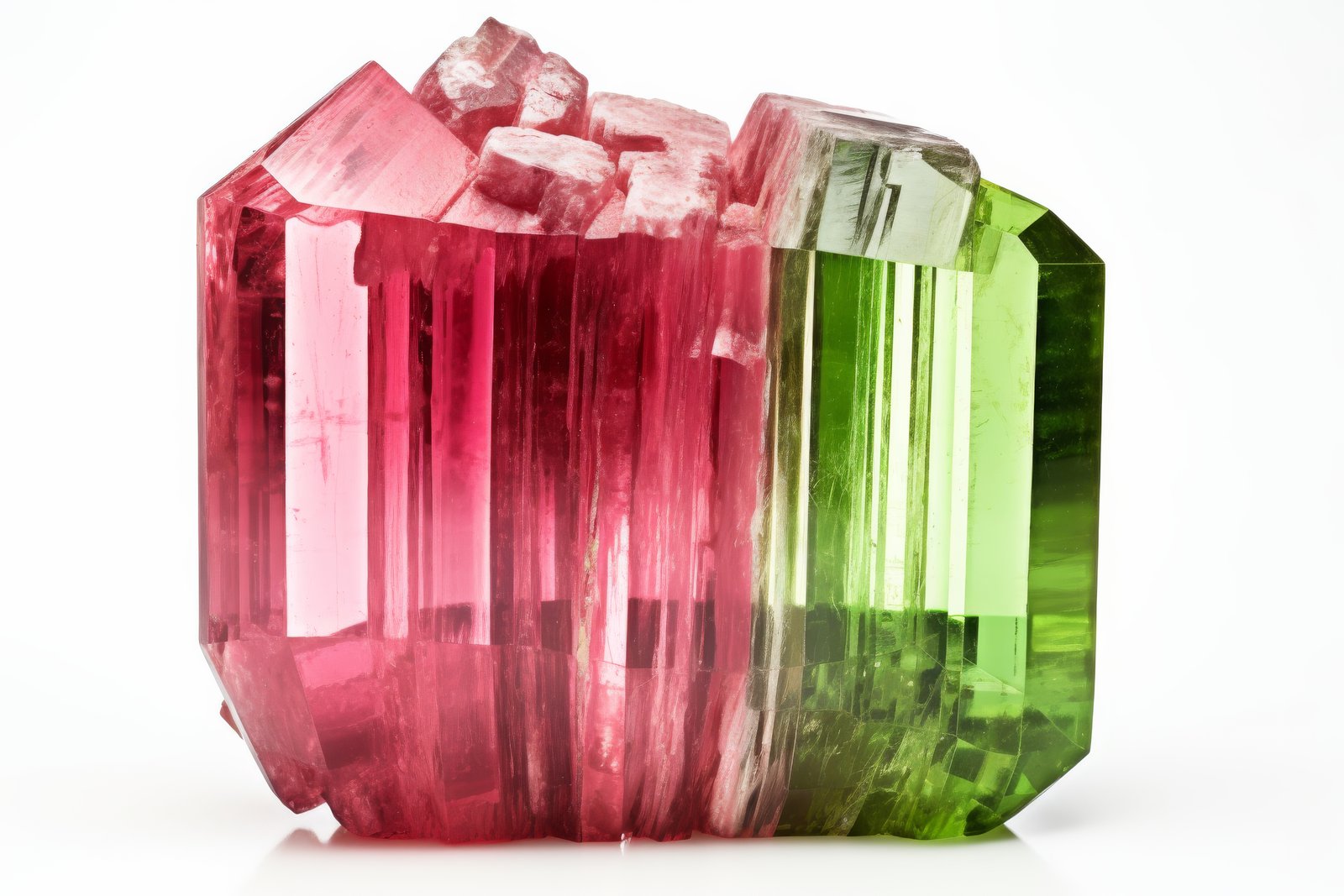 Watermelon Tourmaline 西瓜碧璽原石 - 心輪情感療癒水晶