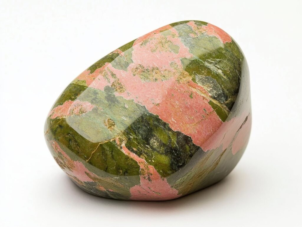 Unakite 綠簾花崗石原石 - 心輪情感釋放成長水晶