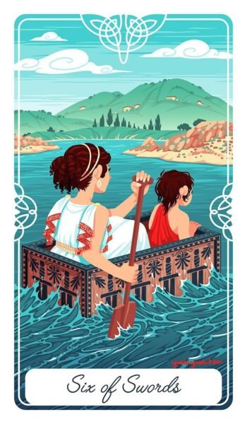 寶劍六 Six of Swords