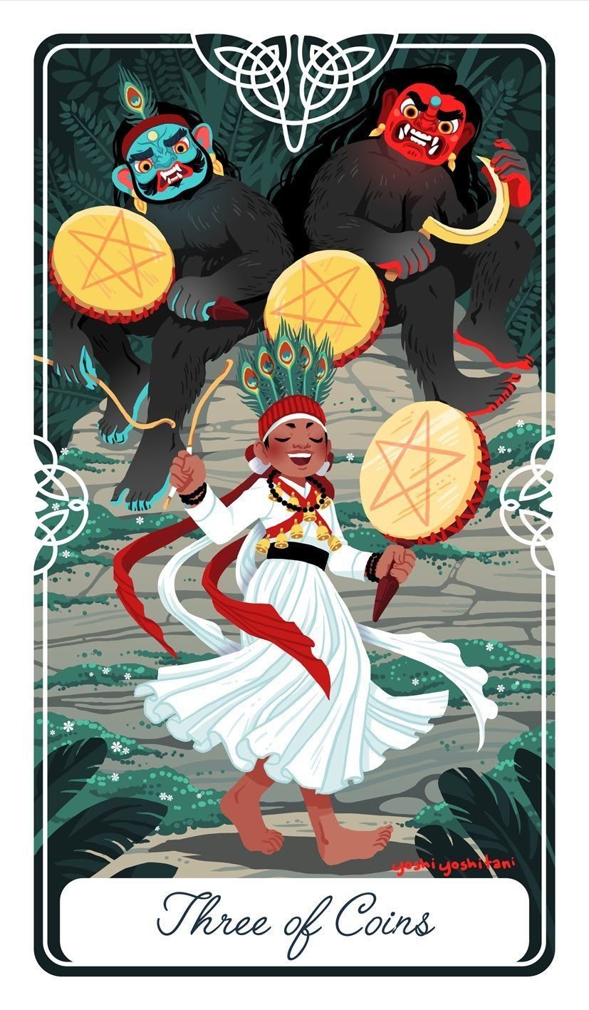 錢幣三 Three of Pentacles