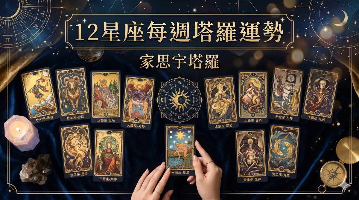 12星座每週塔羅運勢 2026年4月27日至5月3日